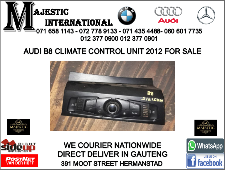 Audi A8 2012 Climate Control Unit For Sale Junk Mail