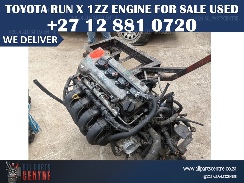 Toyota Run X 1ZZ engine for sale used Toyota Run X 1ZZ engine for sale used