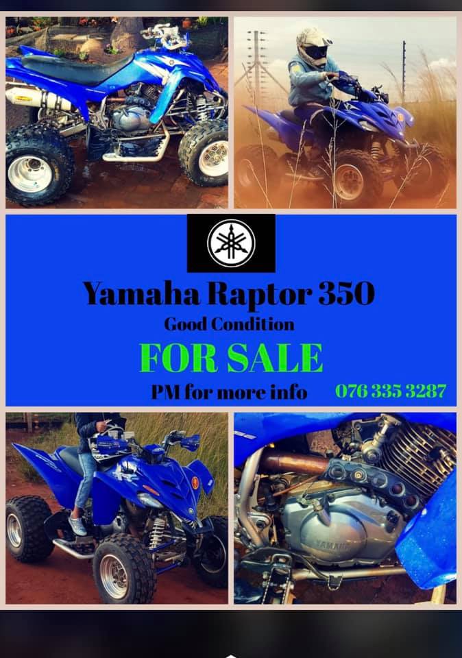 Yamaha Raptor 350 - Private Seller Yamaha Raptor 350 - Private Seller