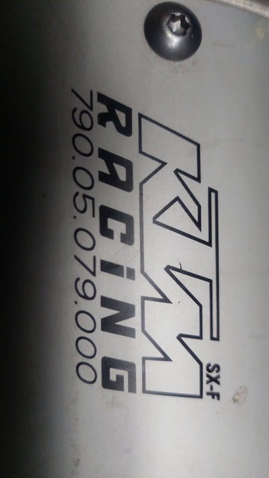 KTM 4T SXF silencer