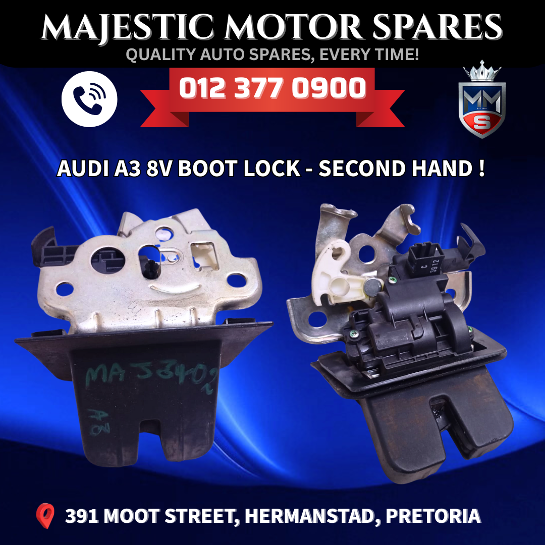 Audi A3 8V Boot Lock for Sale – Used - Private Seller Audi A3 8V Boot Lock for Sale – Used - Private Seller