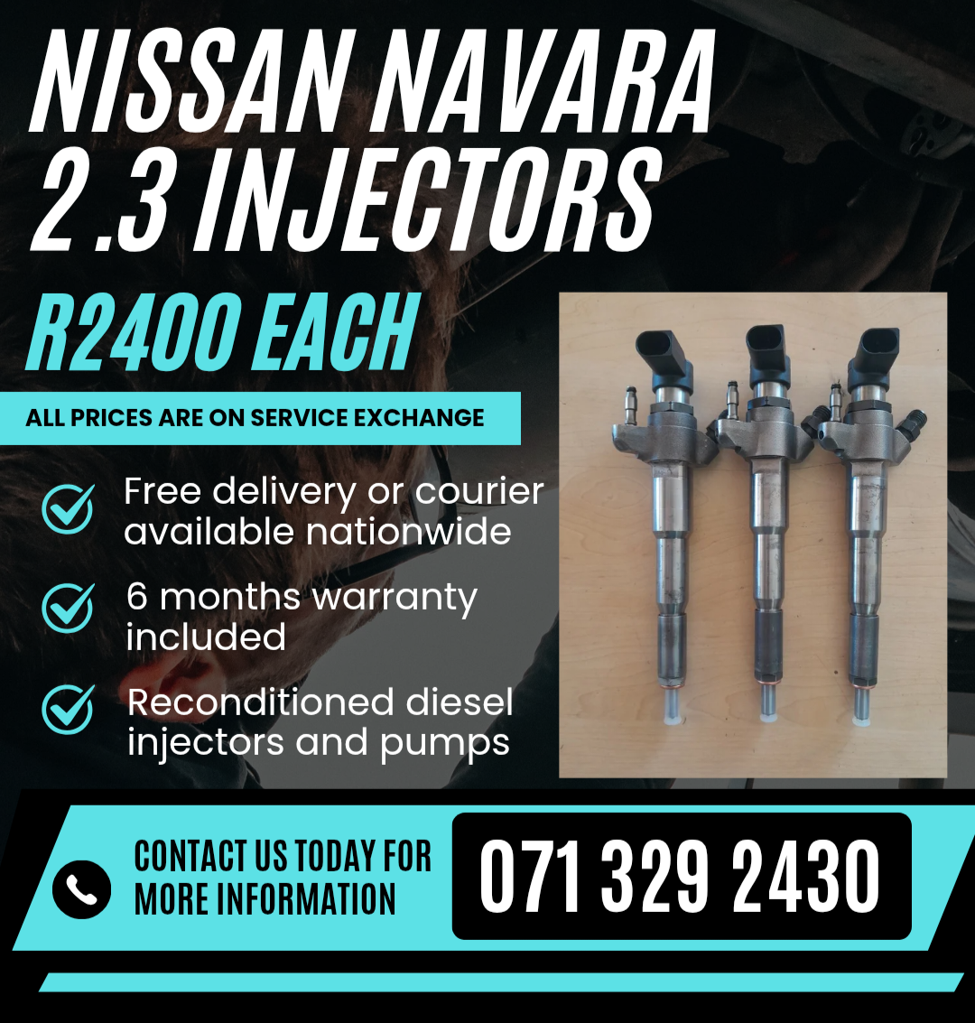 NISSAN NAVARA 2.3 INJECTORS FOR SALE WITH WARRANTY - Private Seller NISSAN NAVARA 2.3 INJECTORS FOR SALE WITH WARRANTY - Private Seller