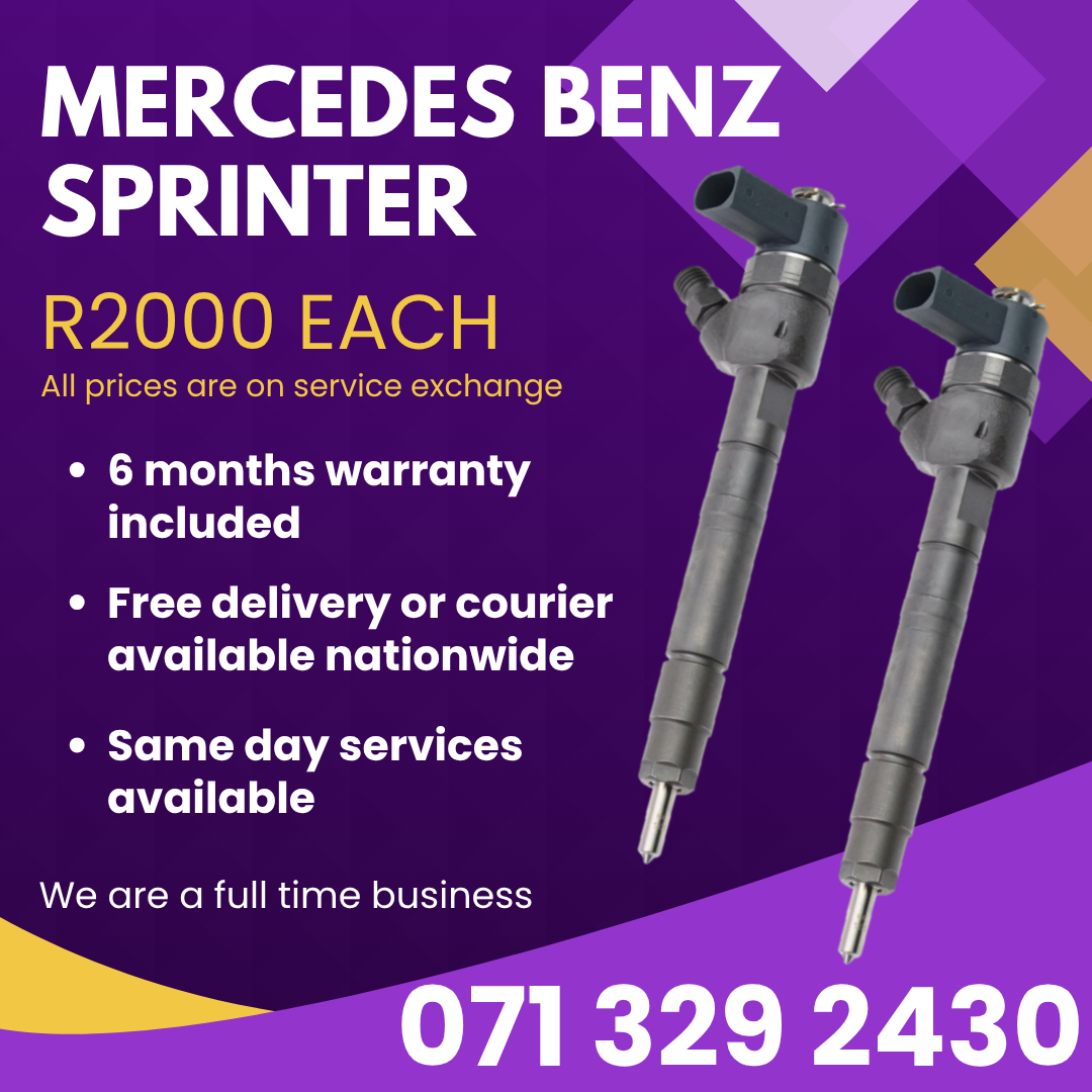 MERCEDES BENZ SPRINTER INJECTORS FOR SALE WITH WARRANTY ON - Private Seller MERCEDES BENZ SPRINTER INJECTORS FOR SALE WITH WARRANTY ON - Private Seller