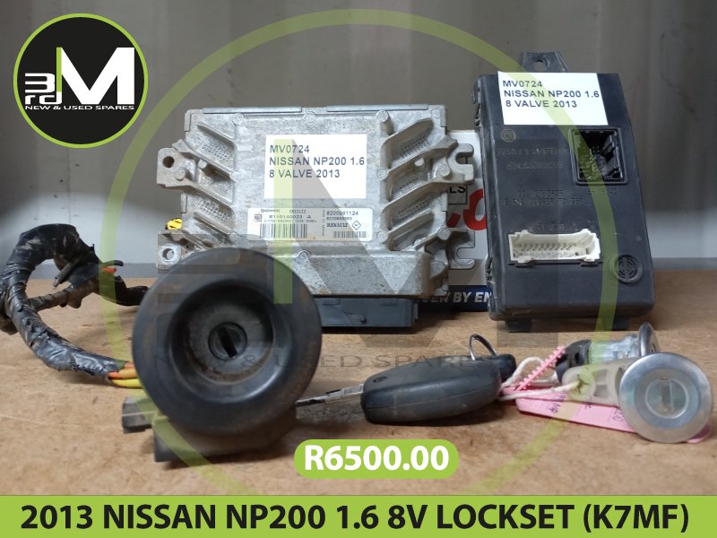 2013 NISSAN NP200 1.6 8V LOCKSET (K7MF) MV0724 - Private Seller 2013 NISSAN NP200 1.6 8V LOCKSET (K7MF) MV0724 - Private Seller