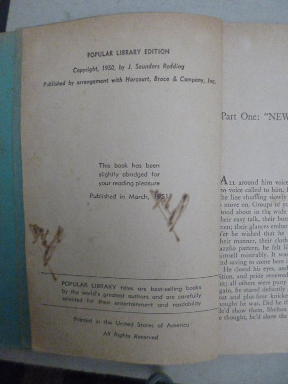 Stranger and alone 1951 Vintage novel