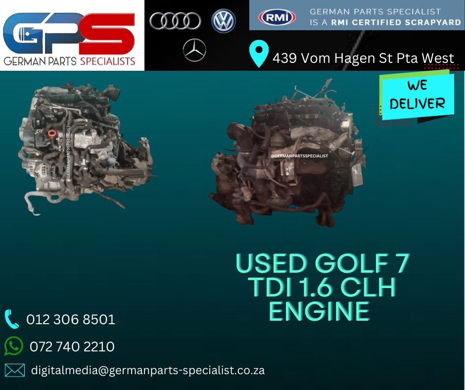 Used Golf 7 TDI 1.6 CLH Engine for sale. - Private Seller Used Golf 7 TDI 1.6 CLH Engine for sale. - Private Seller