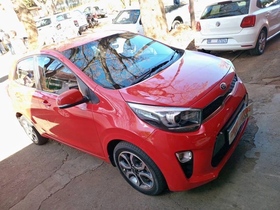 2019 Kia picanto 1.2 smart Automatic, Red color Reverse camera and reverse sensor  Petrol 660