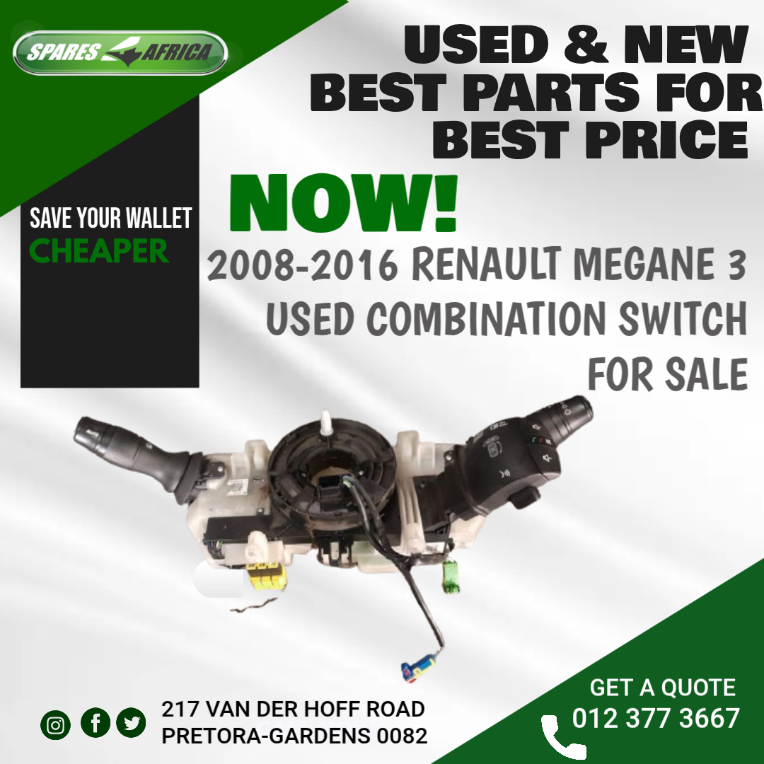 2008–2016 RENAULT MEGANE III USED COMBINATION SWITCH - Private Seller 2008–2016 RENAULT MEGANE III USED COMBINATION SWITCH - Private Seller