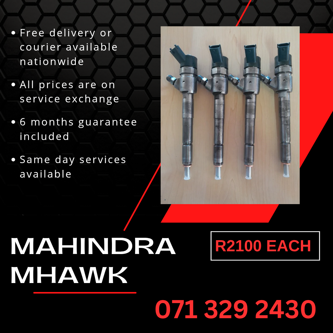 MAHINDRA MHAWK DIESEL INJECTORS FOR SALE WITH WARRANTY - Private Seller