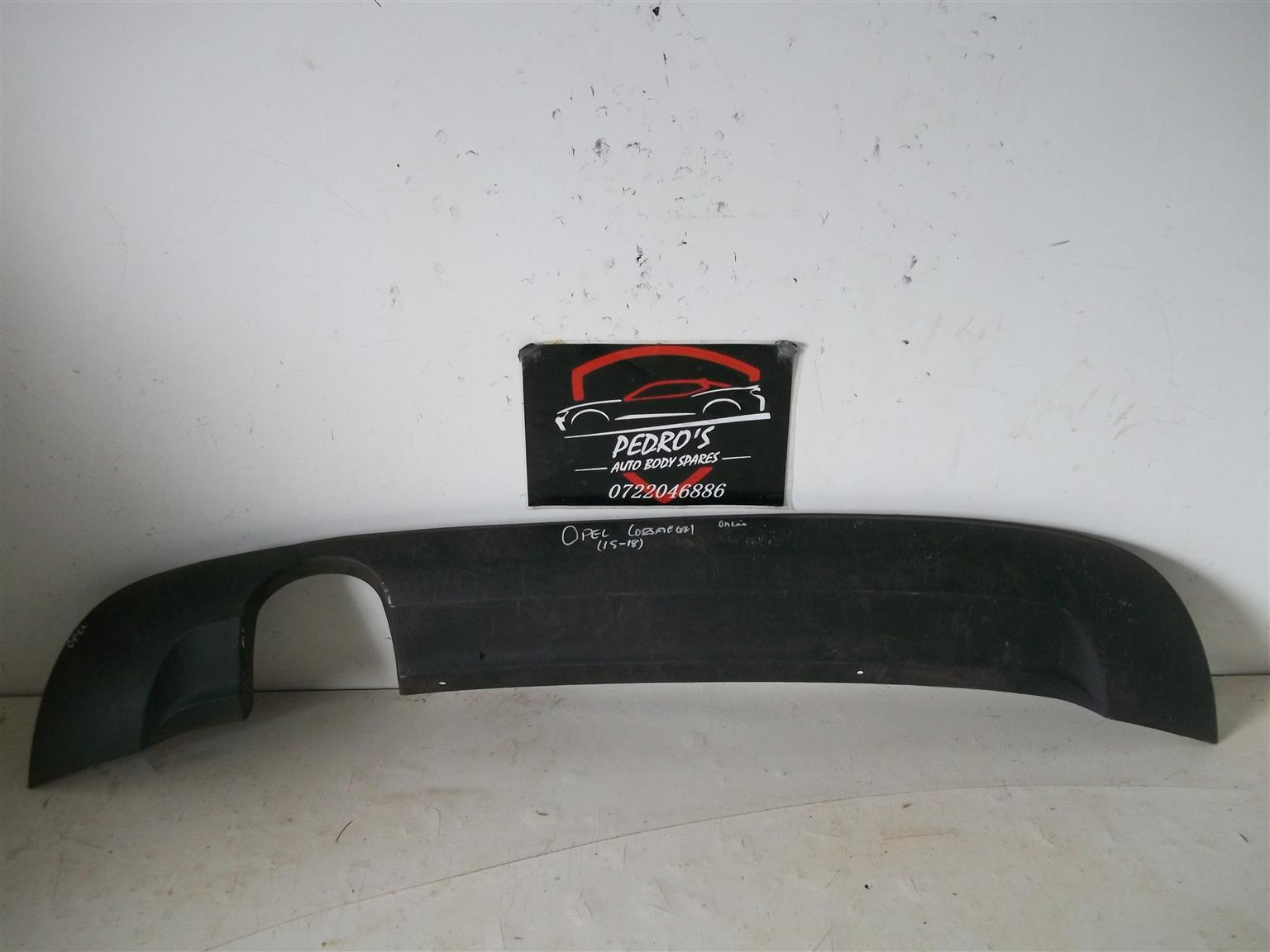 Opel Corsa E '14-'19 rear bumper spoiler - Private Seller Opel Corsa E '14-'19 rear bumper spoiler - Private Seller