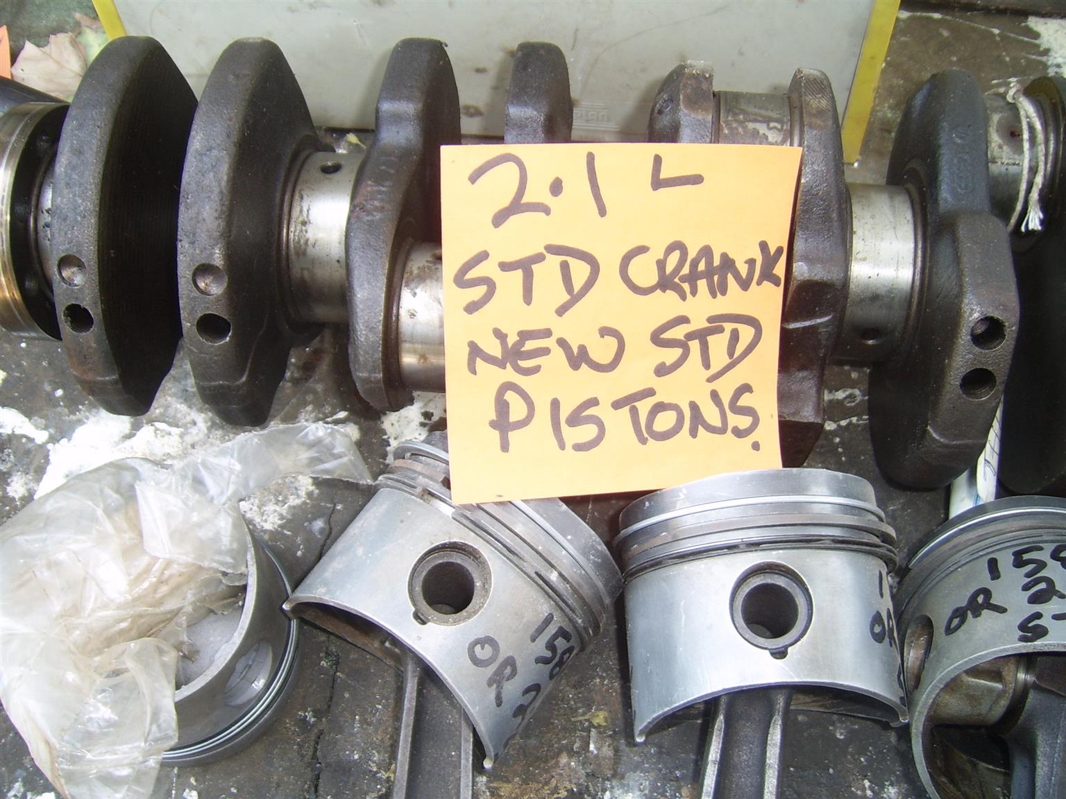Passat / Audi std crank and pistons