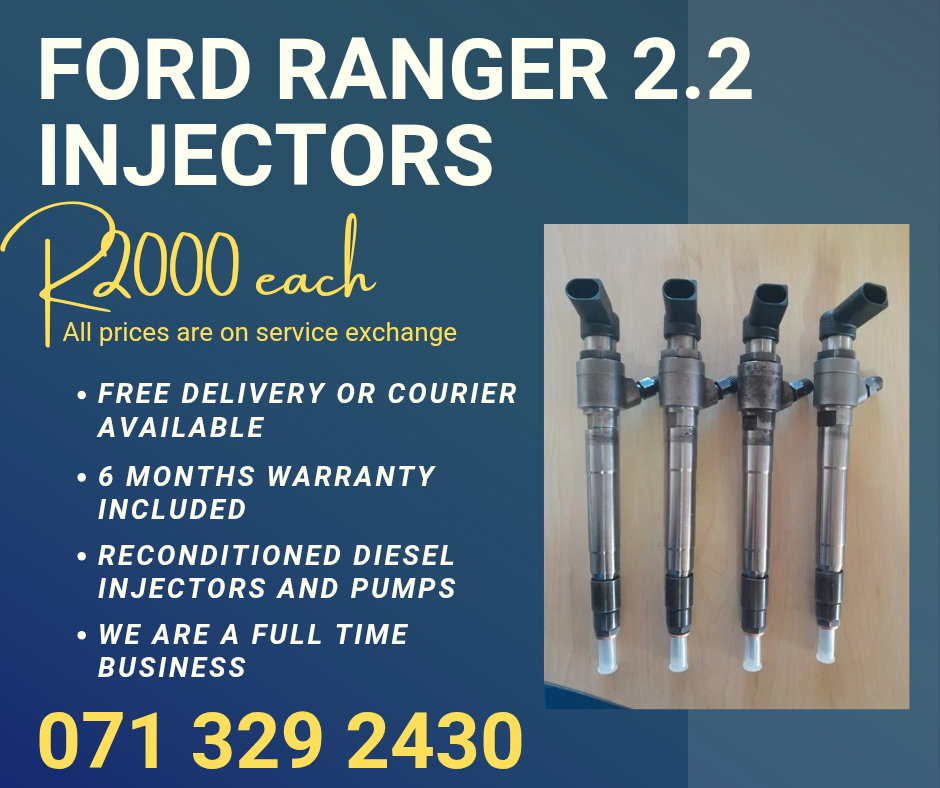 FORD RANGER 2.2 INJECTORS FOR SALE WITH WARRANTY - Private Seller FORD RANGER 2.2 INJECTORS FOR SALE WITH WARRANTY - Private Seller