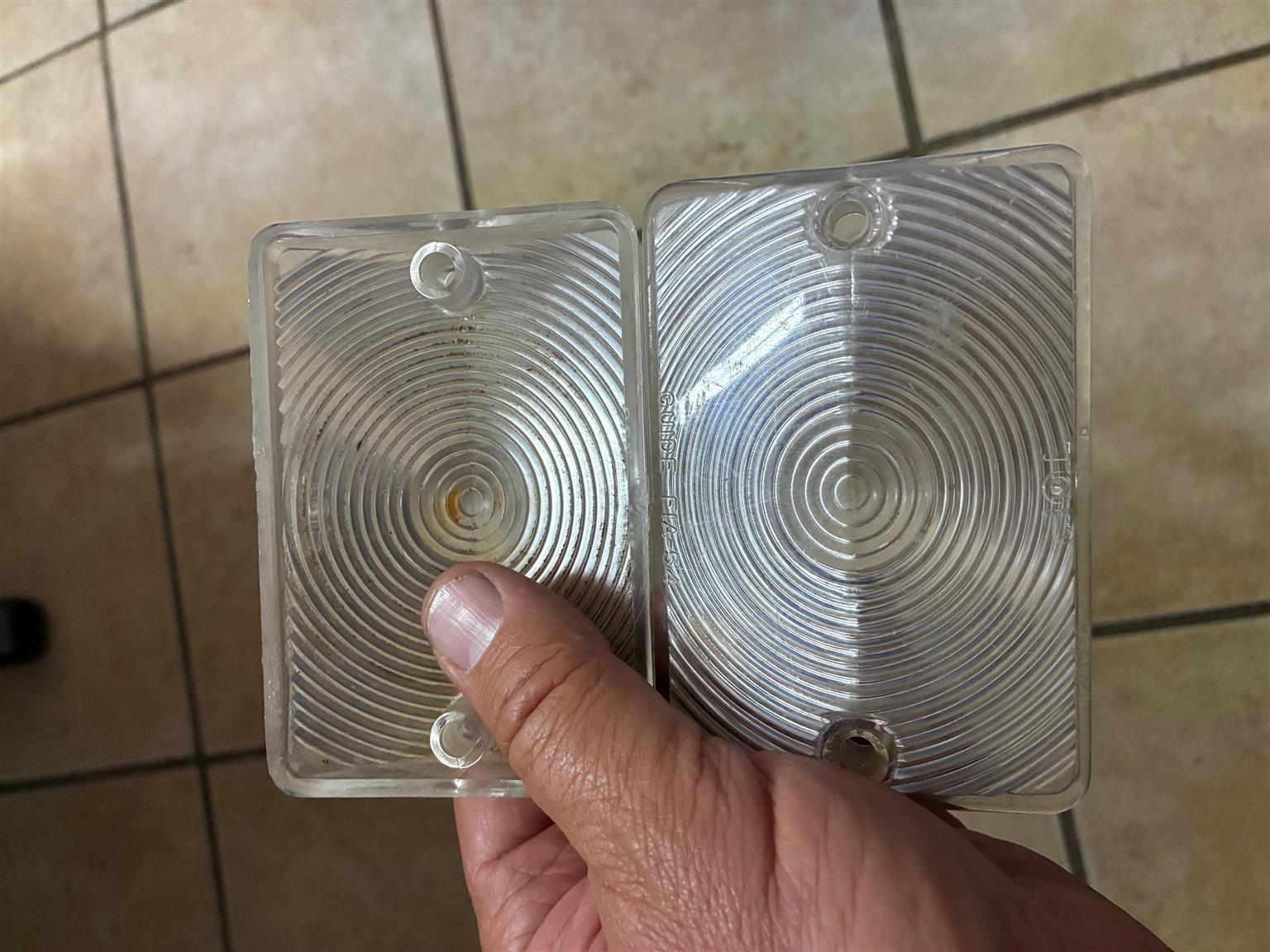 Chev 1954 LDV Park Lamp Lenses - Private Seller