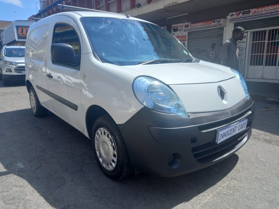 2013 RENAULT KANGOO 1.6 PETROL, MANUAL TRANSMISSION, WHITE COLOUR,