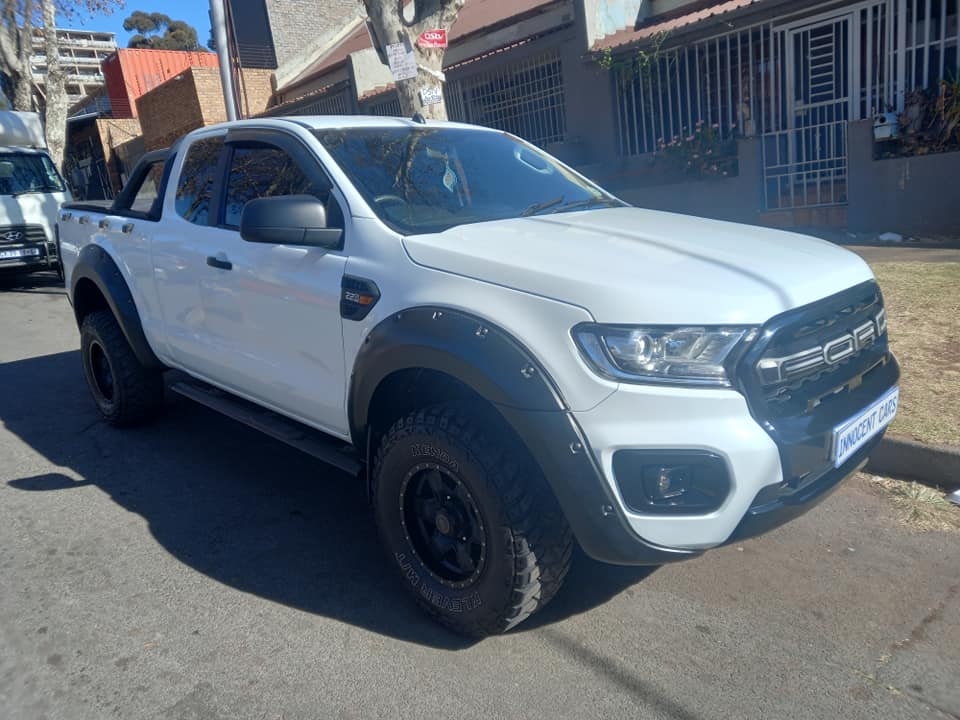 2016 FORD RANGER EXTRACAB 2.2 ENGINE DIESEL, WHITE COLOR, MILEAGE