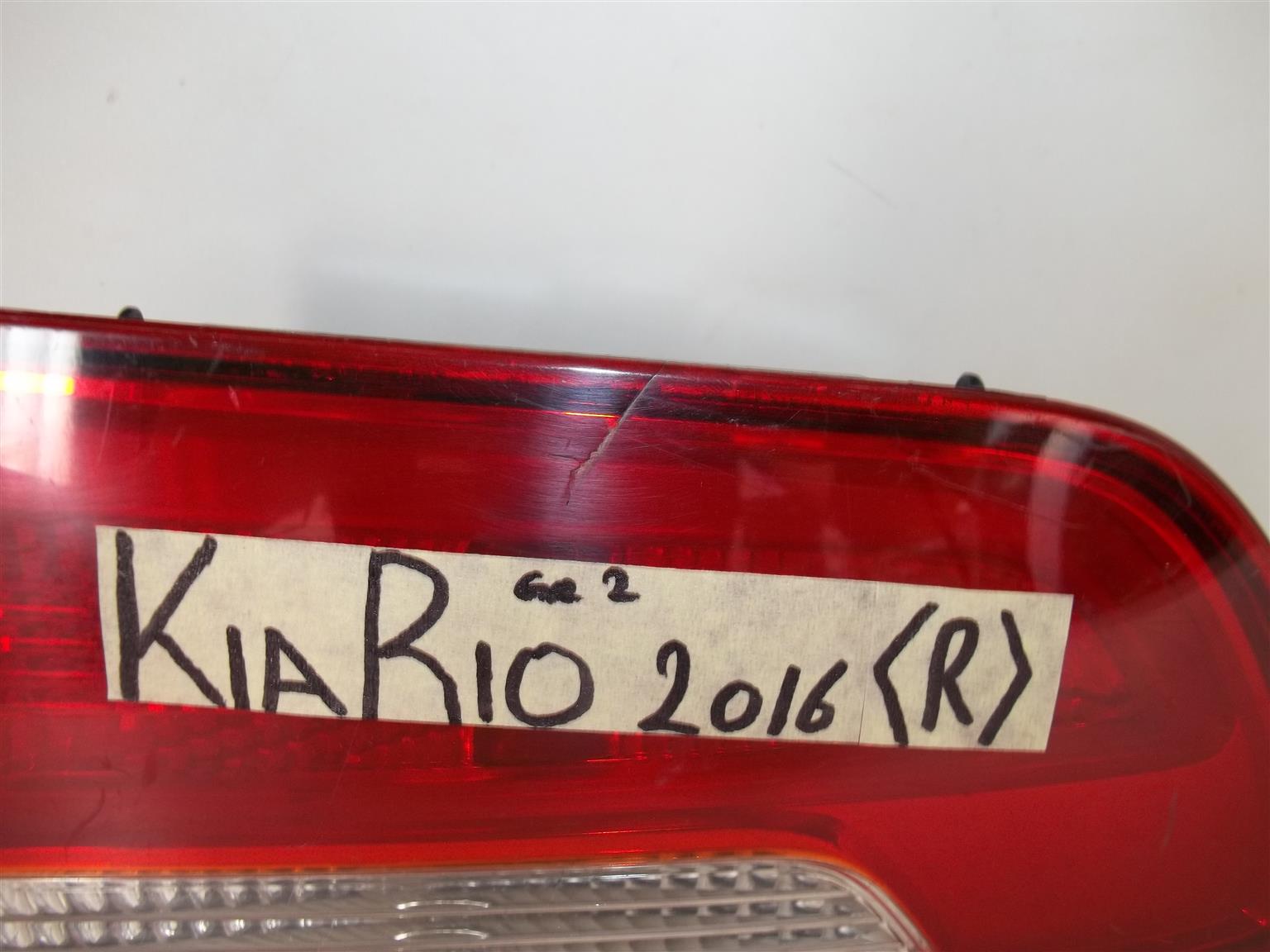Kia Rio (2016) tail light (Right) inner - Private Seller Kia Rio (2016) tail light (Right) inner - Private Seller