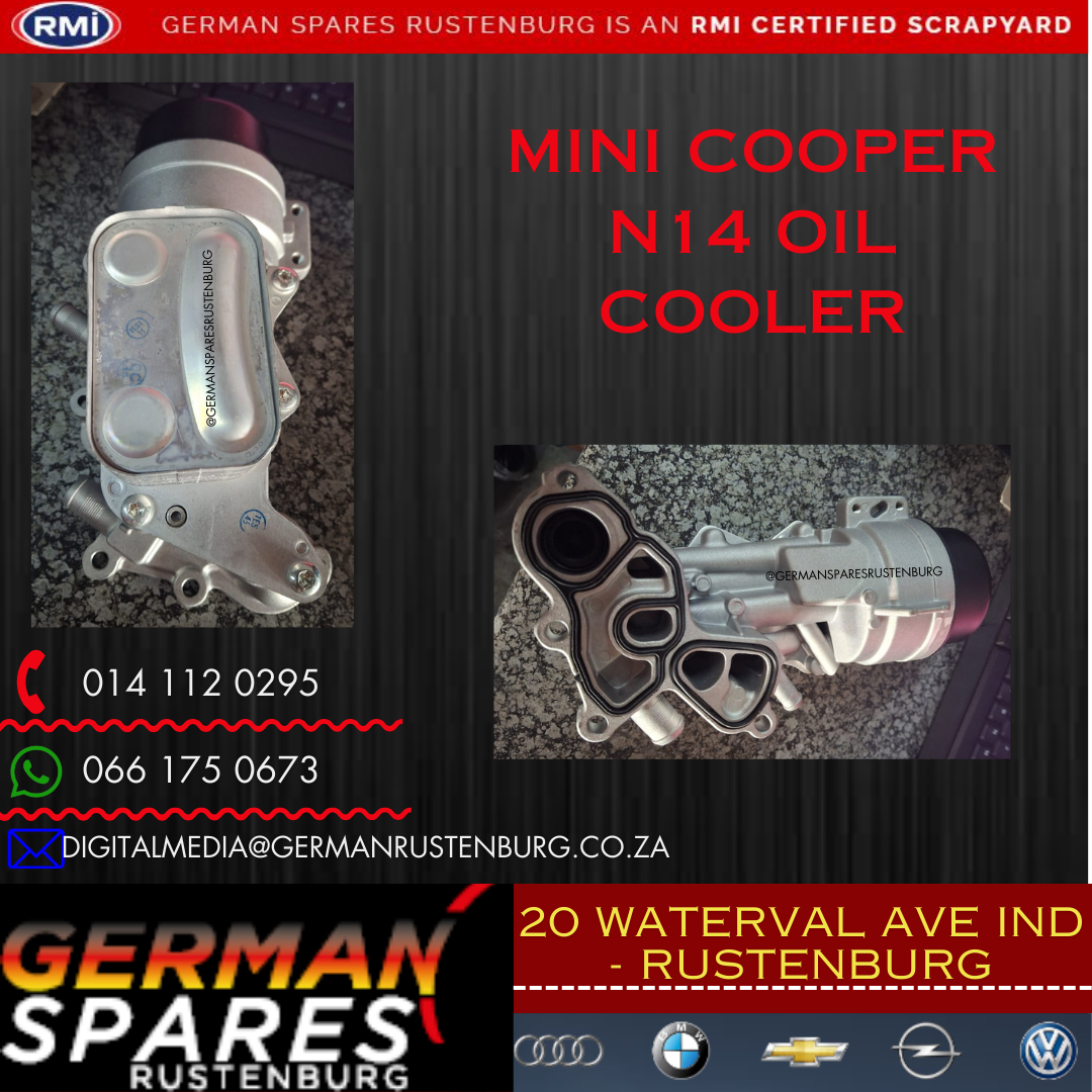 Mini Cooper N14 Oil Cooler For Sale - Private Seller Mini Cooper N14 Oil Cooler For Sale - Private Seller