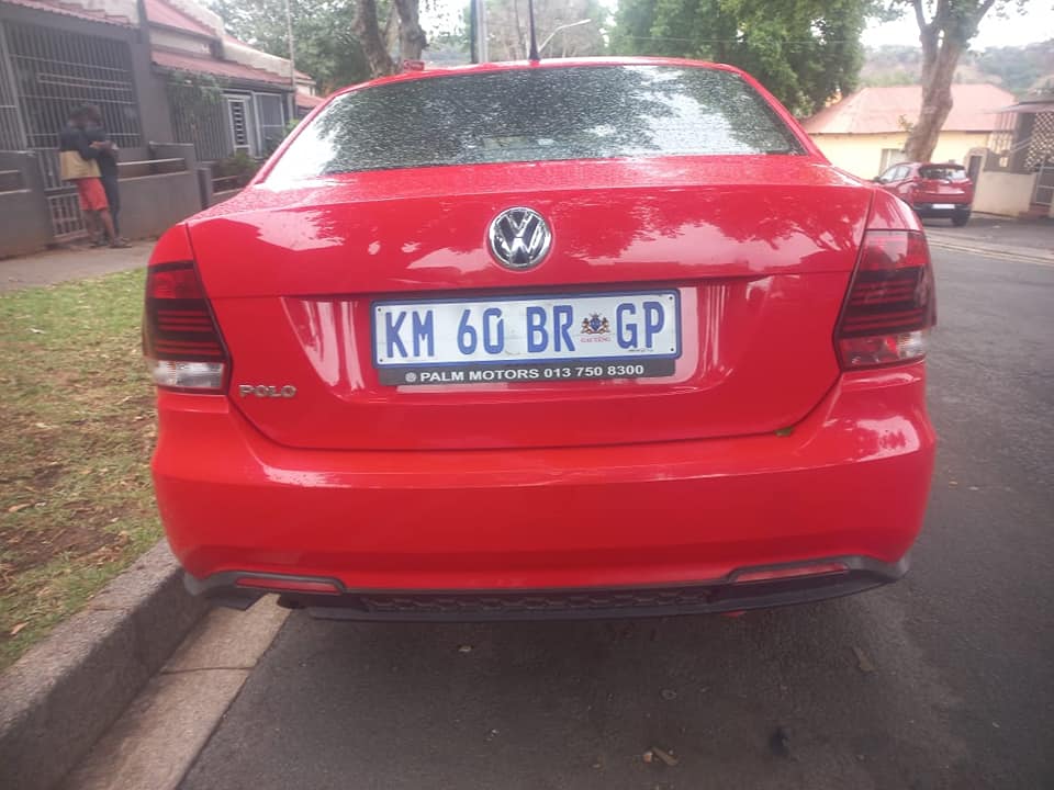 2023 VW POLO 6 SEDAN 1.4 PETROL, MANUAL, RED COLOR, MILEAGE MOTOR PLAN,