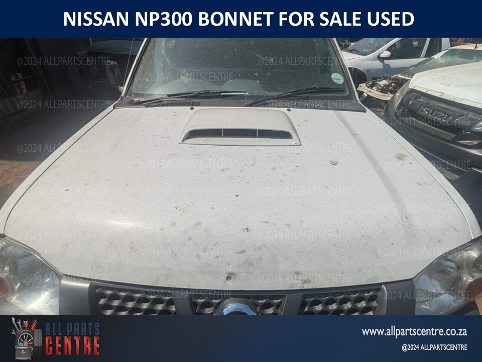 Nissan Hardbody Np300 bonnet for sale used Nissan Hardbody Np300 bonnet for sale used