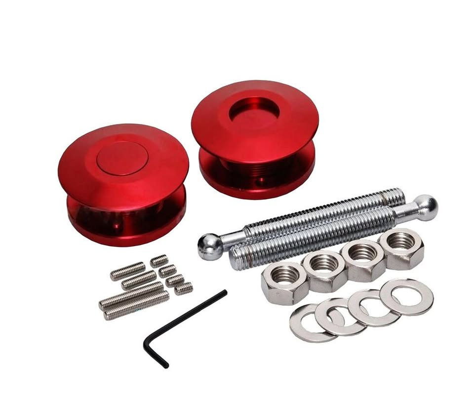 Quick Latch Push Button Pins Big Red