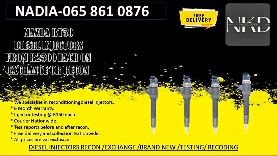 NEW DIESEL INJECTORS FOR MAZDA BT50