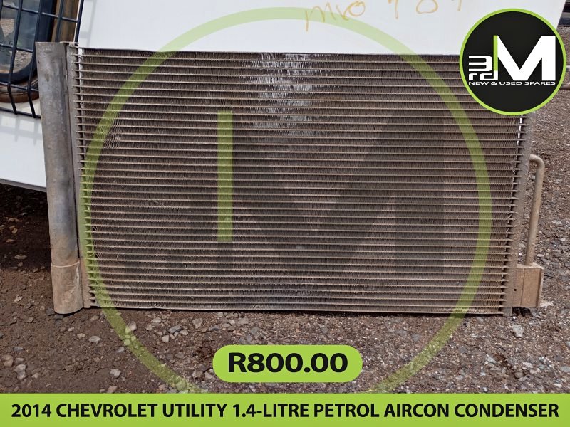 2014 CHEVROLET UTILITY 1.4 LITRE PETROL AIRCON CONDENSER MV0696