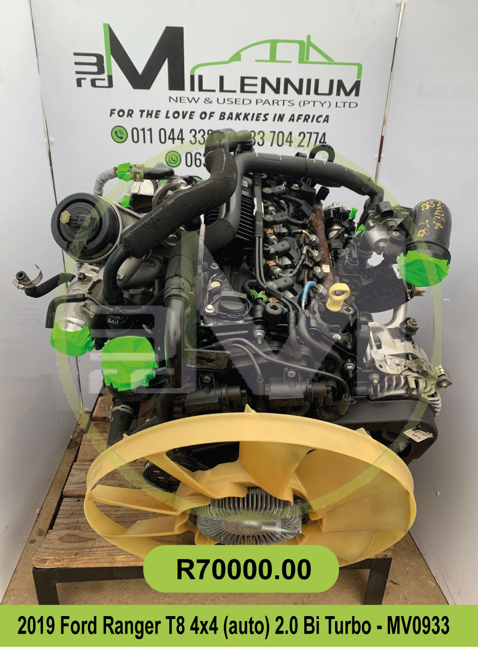 Engine- Ford Ranger T8 - Private Seller Engine- Ford Ranger T8 - Private Seller