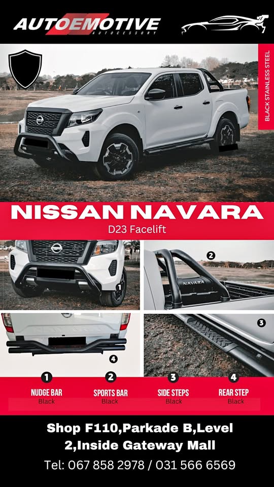 Nissan Navara D23 (Black Stainless Steel) Accessories - Private Seller Nissan Navara D23 (Black Stainless Steel) Accessories - Private Seller