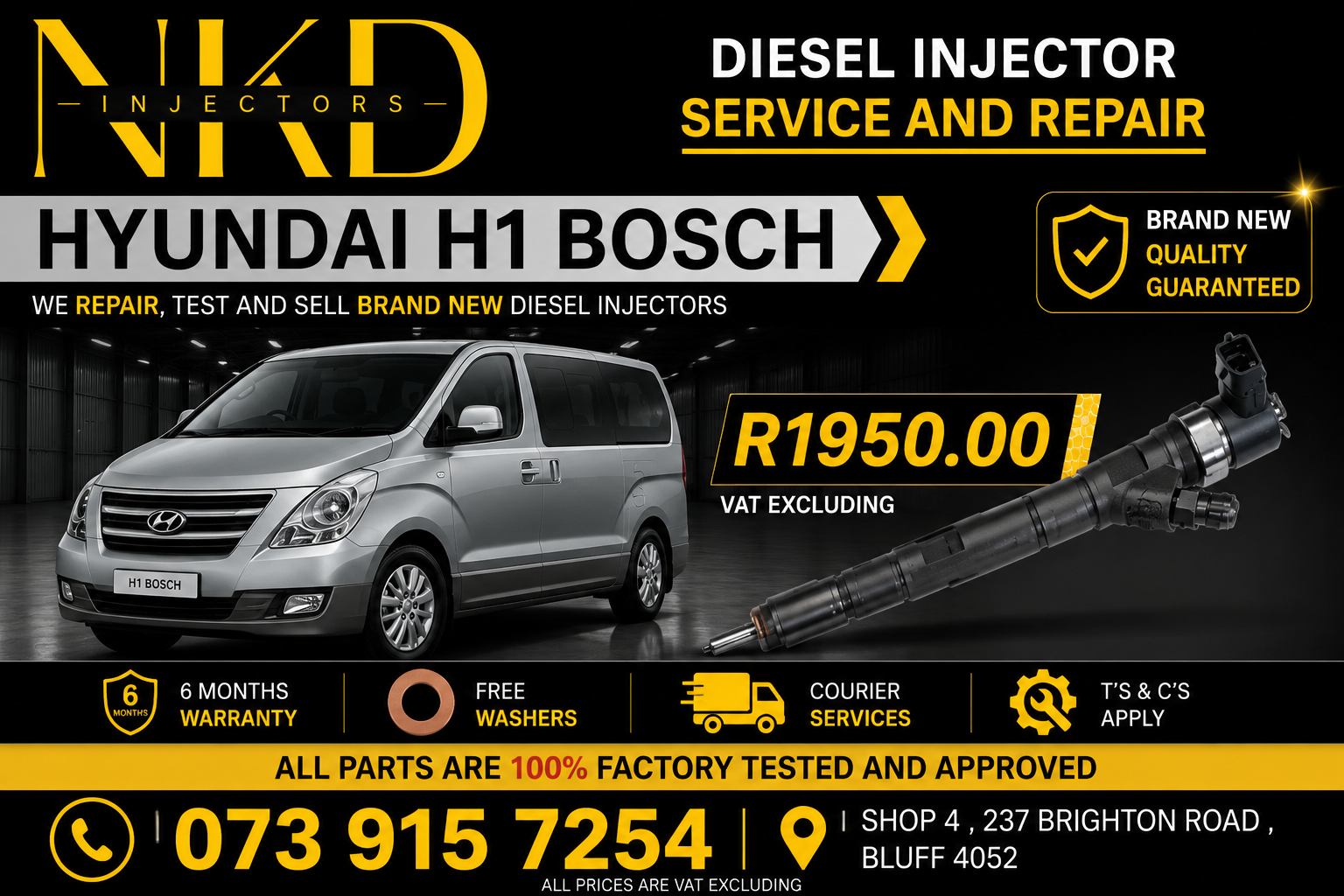 Hyundai H1 Bosch_Diesel_Injectors - Private Seller Hyundai H1 Bosch_Diesel_Injectors - Private Seller