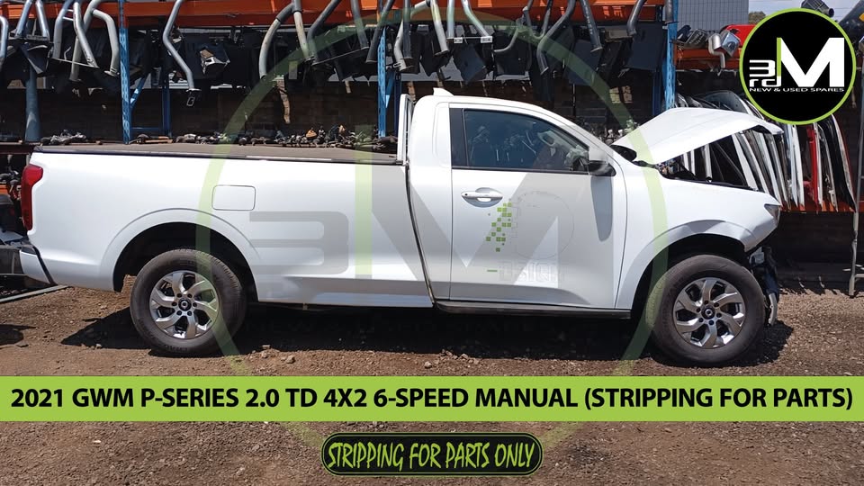 2021 GWM P-SERIES 2.0TD 4x4 6-SPEED M/T (STRIPPING FOR PARTS) - Private Seller 2021 GWM P-SERIES 2.0TD 4x4 6-SPEED M/T (STRIPPING FOR PARTS) - Private Seller