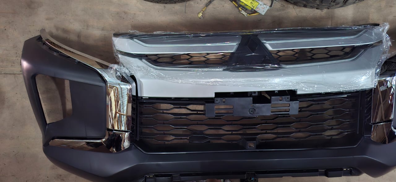 New Mitsubishi Triton 2024 Complete Front Bumper Assembly - Aftermarket parts