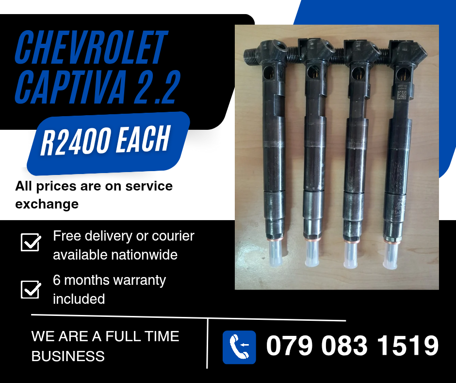 CHEVROLET CAPTIVA 2.2 INJECTORS FOR SALE WITH WARRANTY - Private Seller CHEVROLET CAPTIVA 2.2 INJECTORS FOR SALE WITH WARRANTY - Private Seller