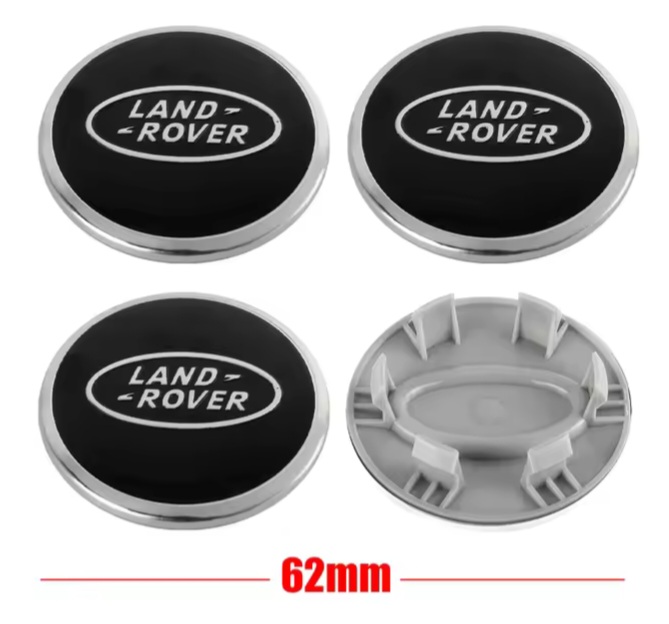 Land Rover / Range Rover 62mm wheel centre caps