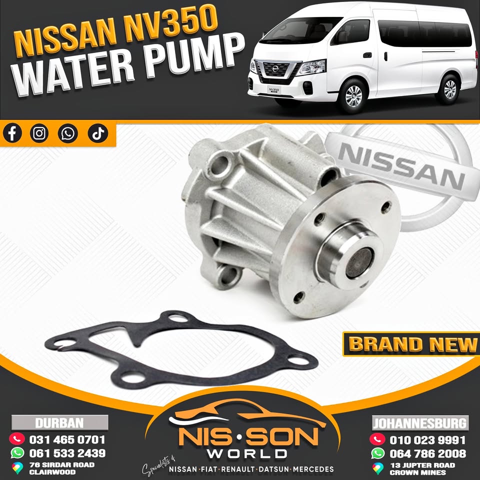 NISSAN NV350 WATER PUMP - Private Seller NISSAN NV350 WATER PUMP - Private Seller