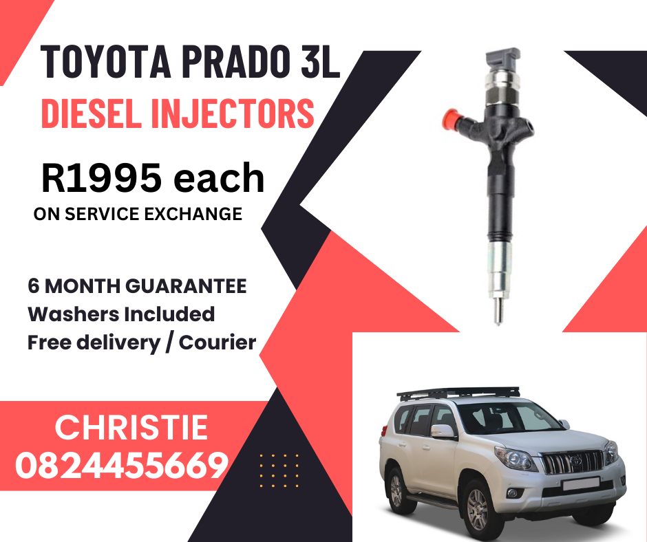 TOYOTA PRADO 3L DIESEL INJECTORS FOR SALE Junk Mail
