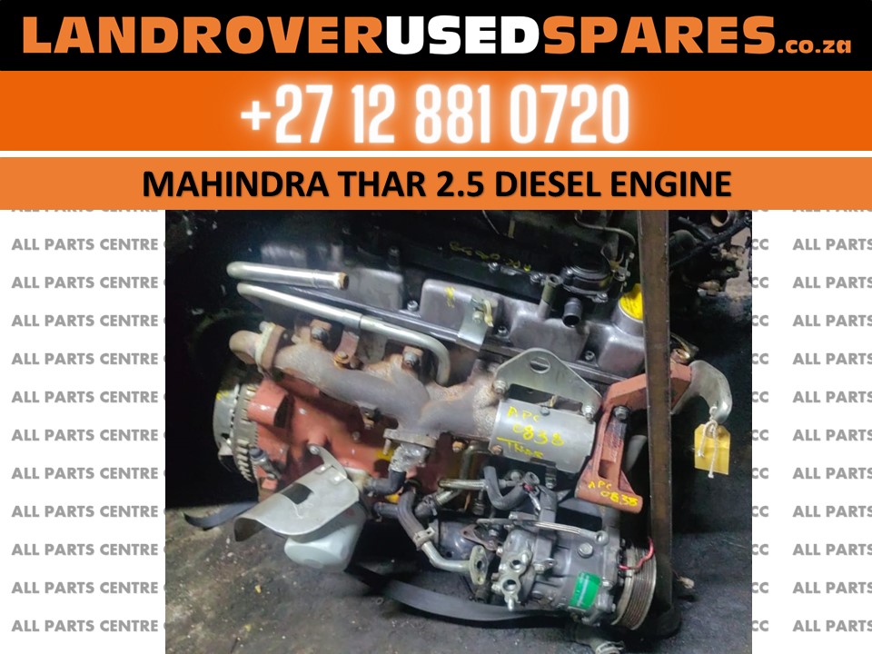 Mahindra Thar 2.5 diesel engine for sale Mahindra Thar 2.5 diesel engine for sale