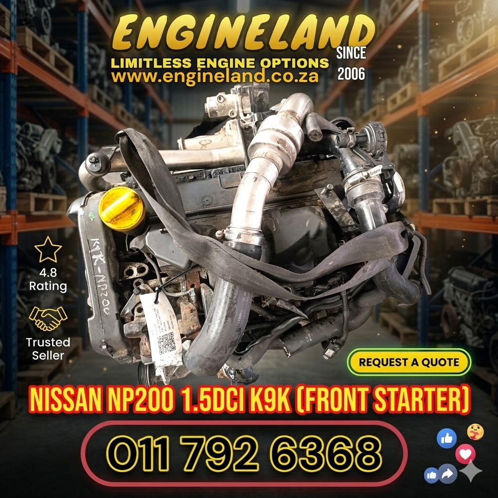 Nissan NP200 1.5dci K9K engine - Private Seller Nissan NP200 1.5dci K9K engine - Private Seller
