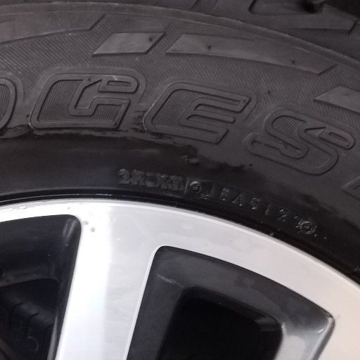 Toyota Fortuner OEM rims and Bridgestone A/T Toyota Fortuner OEM rims and Bridgestone A/T