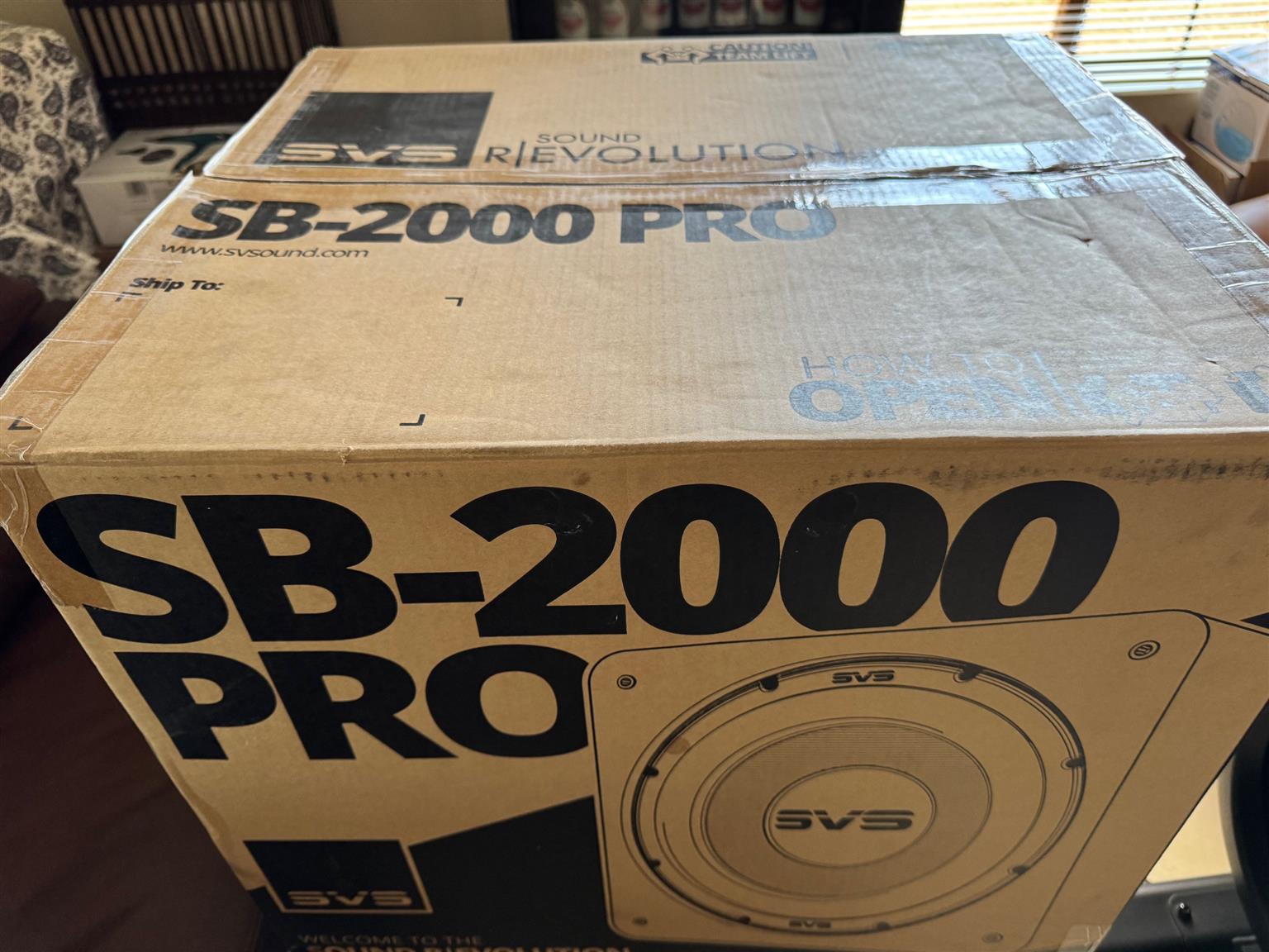 SVS SB 2000pro white subwoofer