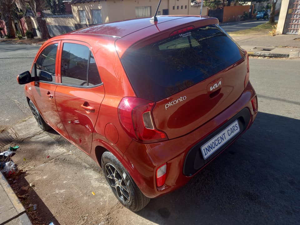 2022 KIA PICANTO 1.0 PETROL, AUTOMATIC, MAROON COLOR, MILEAGE 36000KMS
