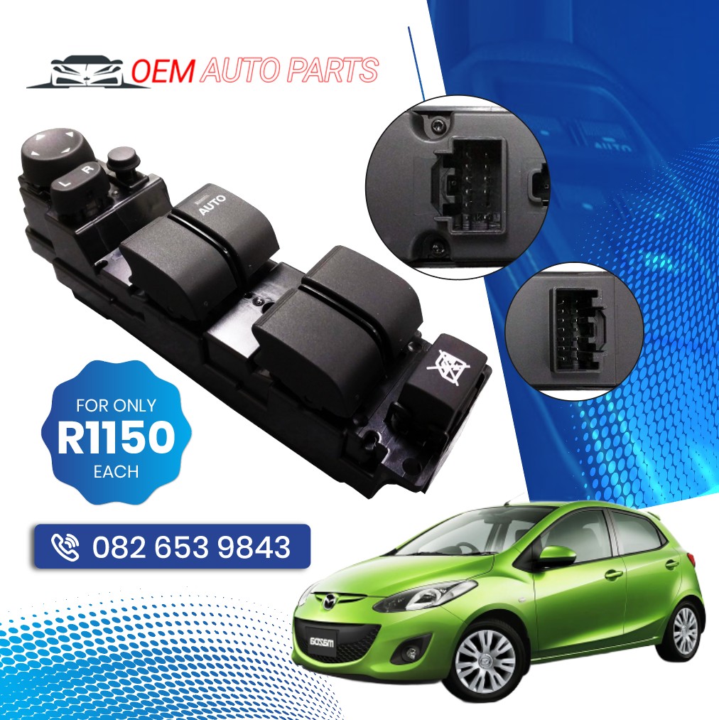 Mazda 2 DE Front Window Switch 5 Door Button - Private Seller