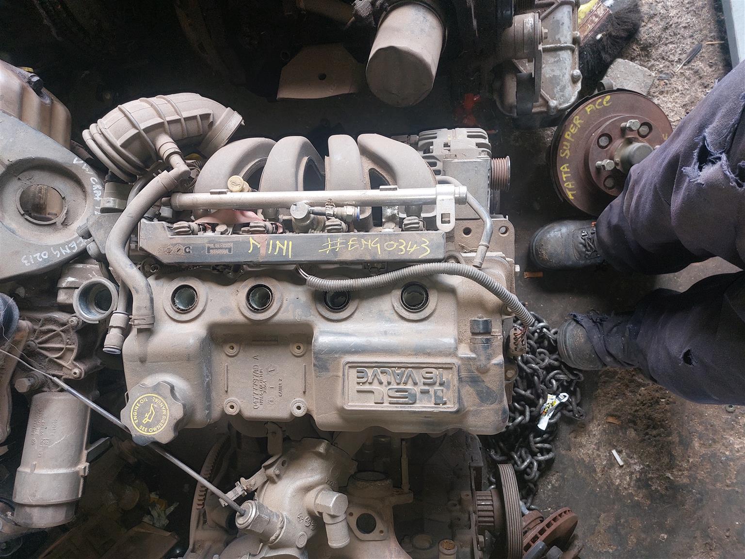 Mini Cooper engine (W10B16D engine code) stripping Mini Cooper engine (W10B16D engine code) stripping