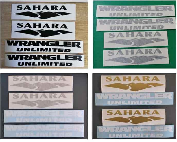 Jeep Wrangler Sahara side stickers decals - Private Seller Jeep Wrangler Sahara side stickers decals - Private Seller