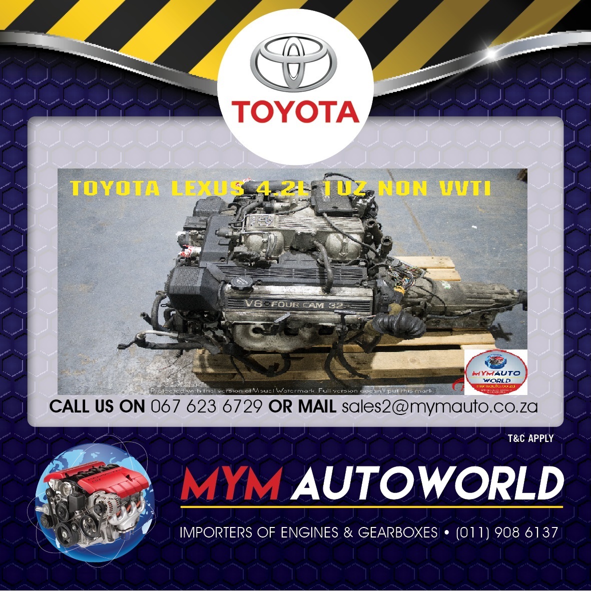 TOYOTA LEXUS 4.2L 1UZ NON VVTI - Private Seller TOYOTA LEXUS 4.2L 1UZ NON VVTI - Private Seller
