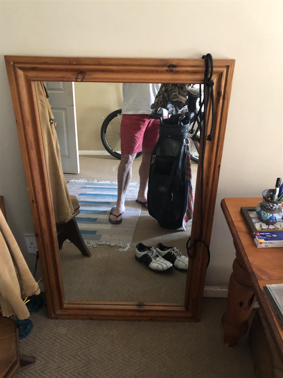 Mirror – Oregon pine solid frame Mirror – Oregon pine solid frame