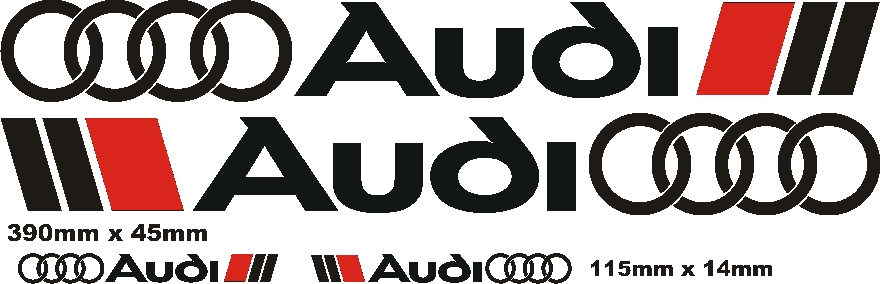 Audi brake caliper decals stickers vinyl cut graphics sets - Private Seller Audi brake caliper decals stickers vinyl cut graphics sets - Private Seller