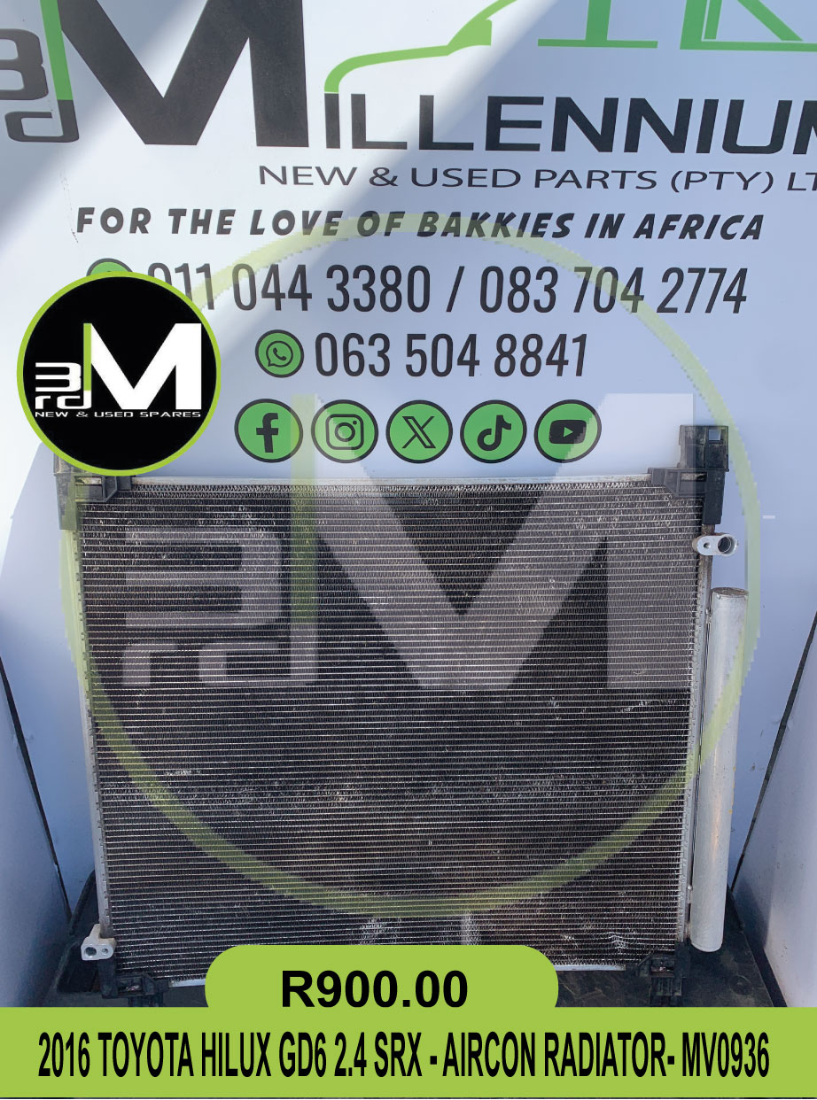 AIRCON RADIATOR- TOYOTA HILUX GD6 - Private Seller AIRCON RADIATOR- TOYOTA HILUX GD6 - Private Seller