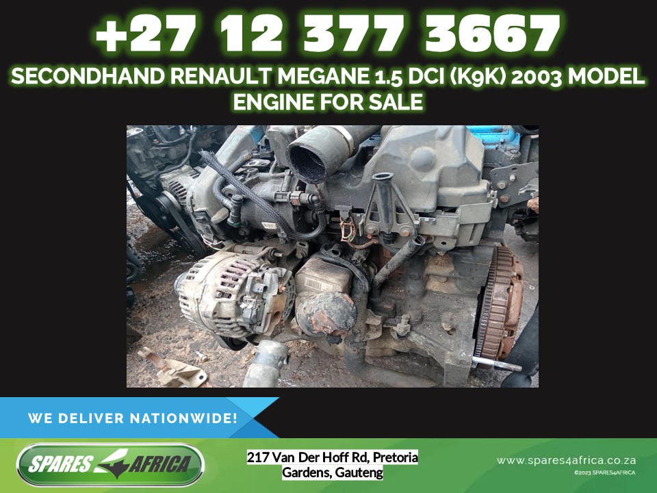 Renault Megane 1.5 DCI (K9K) 2003 Model Engine For Sale - Private Seller Renault Megane 1.5 DCI (K9K) 2003 Model Engine For Sale - Private Seller