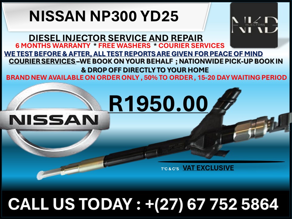 Nissan Np300 yd25 Diesel Injectors - Private Seller