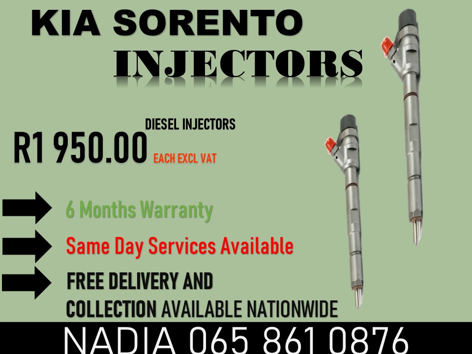 DIESEL INJECTORS FOR SALE OR TO RECON FOR KIA SORENTO - Private Seller DIESEL INJECTORS FOR SALE OR TO RECON FOR KIA SORENTO - Private Seller